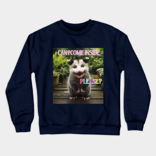 Joyful Opossum Crewneck Sweatshirt